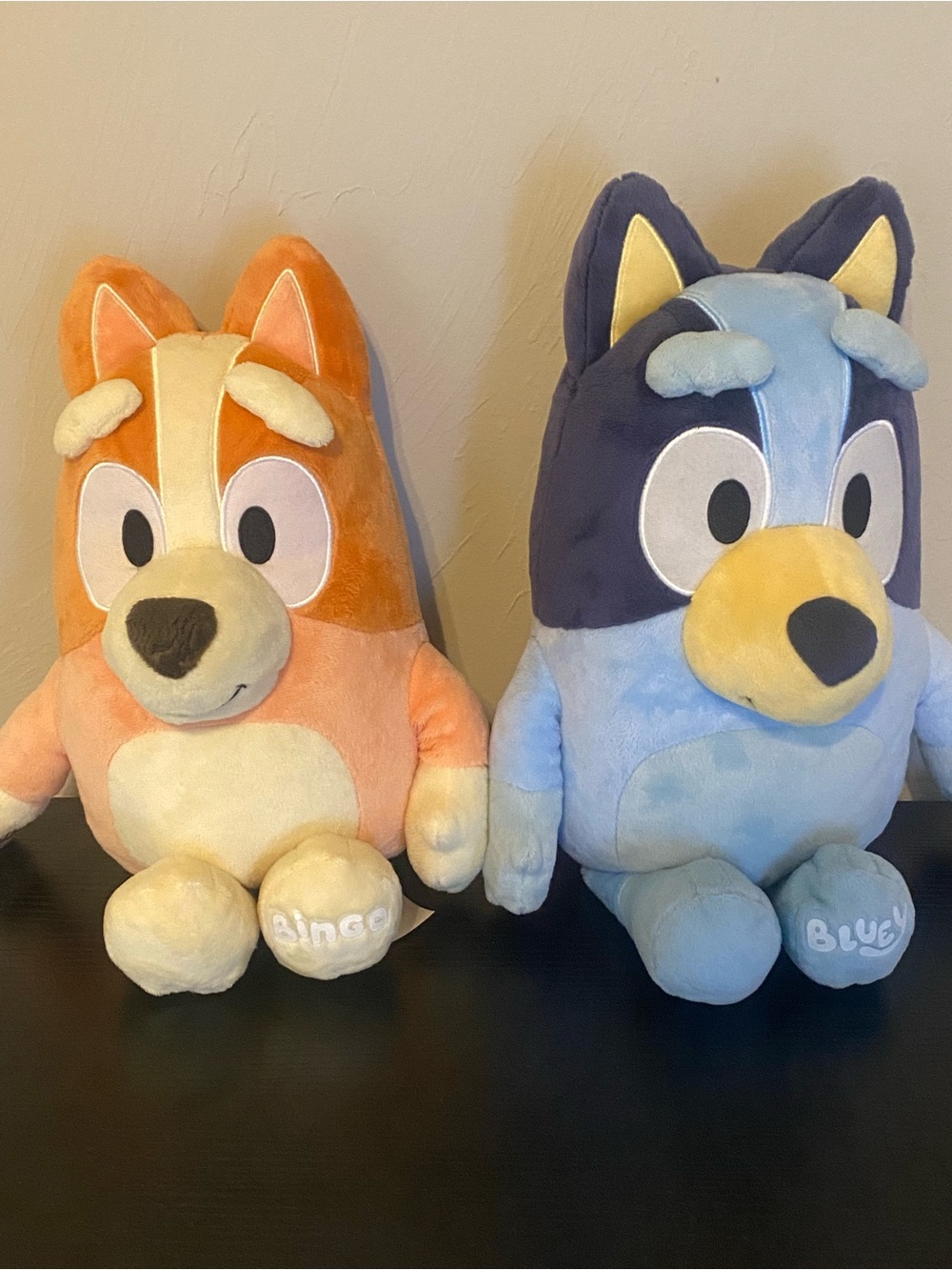 Build A Bear Bluey and Bingo dolls